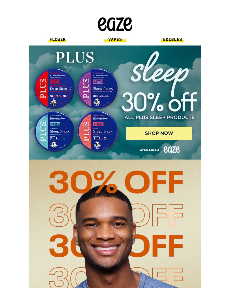 Screenshot of email with subject /media/emails/rest-easy-with-30-off-plus-cake-she-hits-different-cam-more-19830b-cropped-de069bc1.jpg