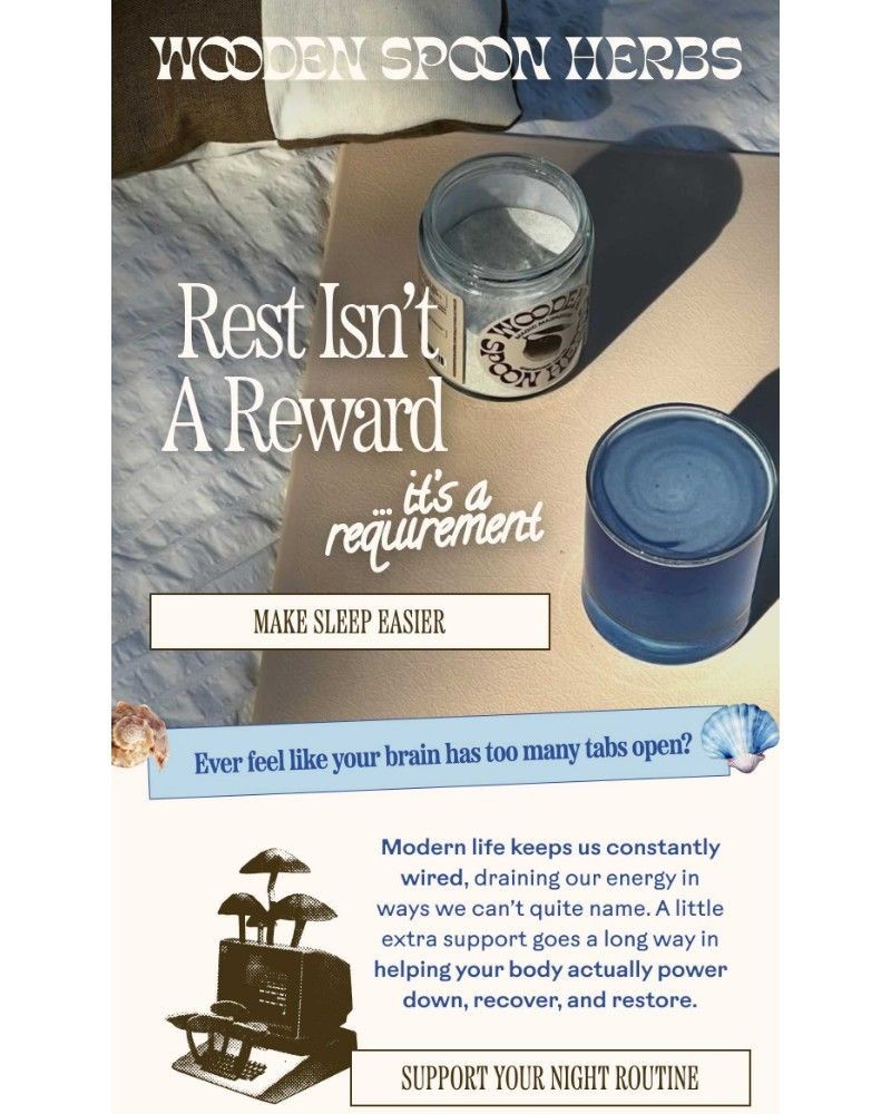 Screenshot of email sent to a Wooden Spoon Herbs Newsletter subscriber