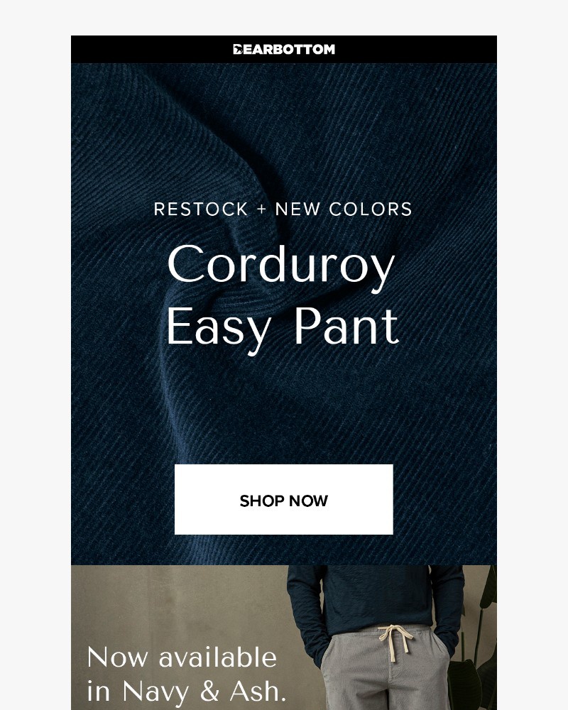 Screenshot of email with subject /media/emails/restocked-corduroy-easy-pant-fc1fe7-cropped-aa0e11be.jpg