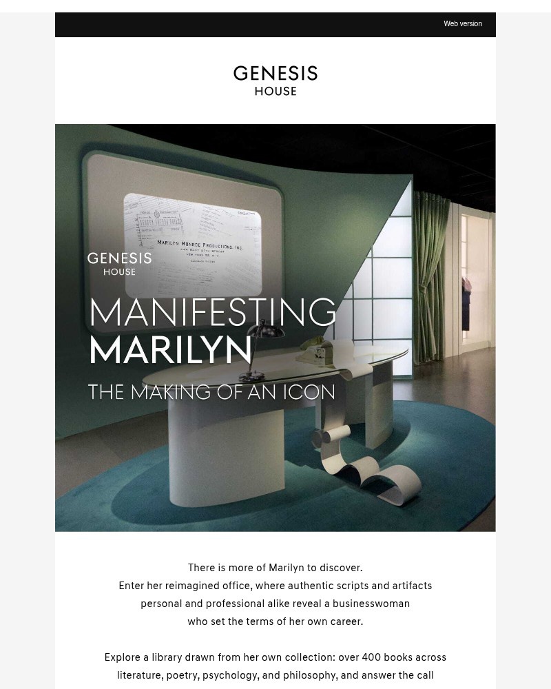 Screenshot of email sent to a Genesis Newsletter subscriber