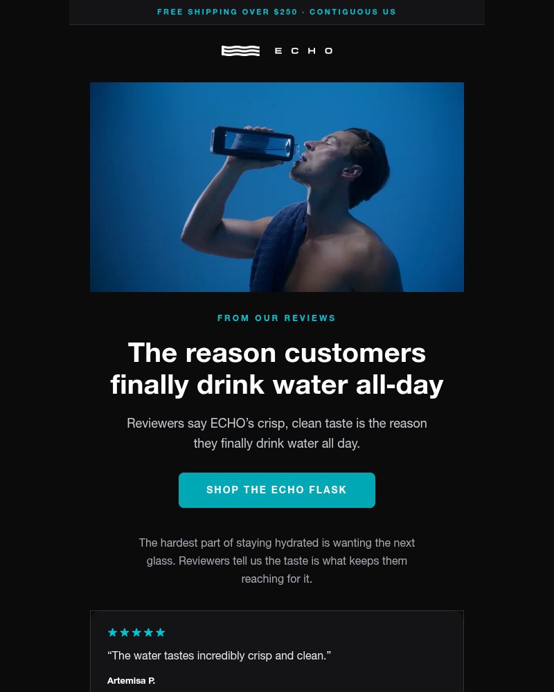 Screenshot of email with subject /media/emails/reviewers-say-its-the-best-tasting-water-theyve-had-285214-cropped-cf5e18cc.jpg