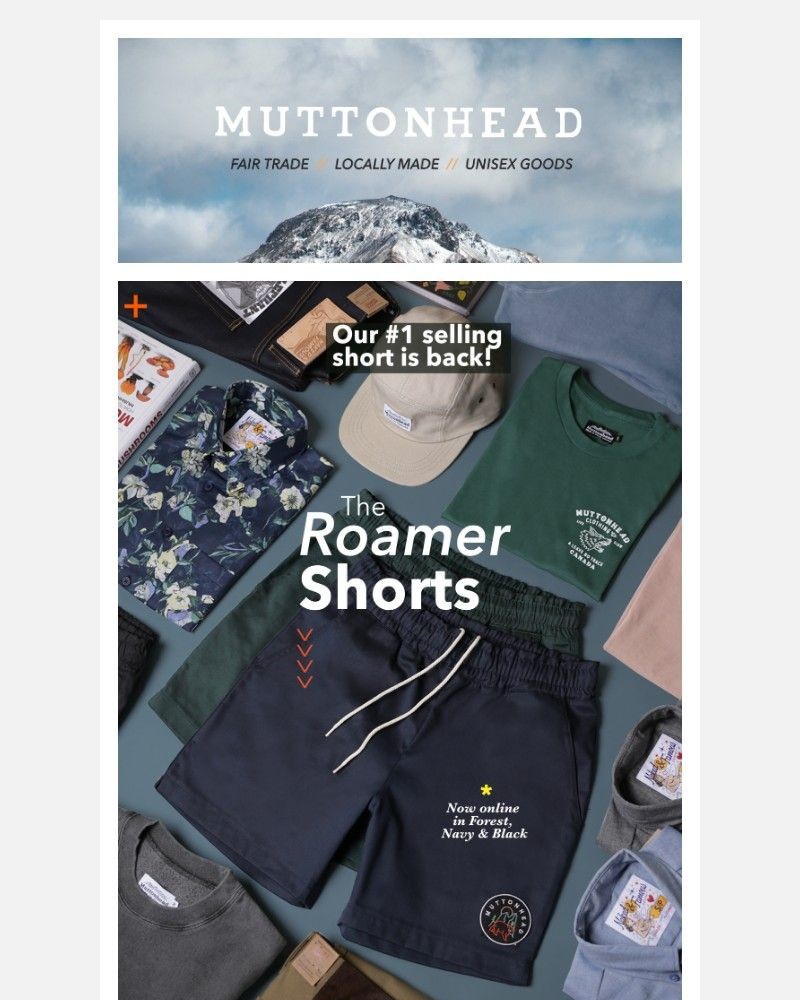 Screenshot of email with subject /media/emails/roamer-shorts-are-back-organic-button-ups-233cc1-cropped-5aa0b31d.jpg
