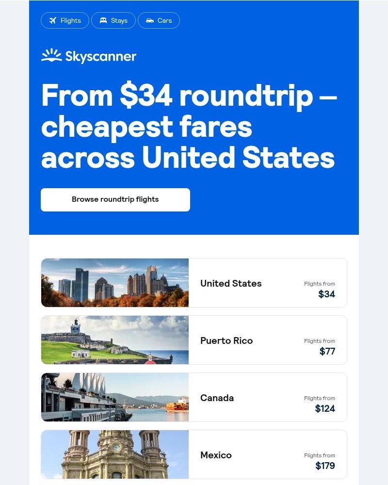 Screenshot of email with subject /media/emails/roundtrip-flights-from-only-34-ac1430-cropped-d076bb34.jpg