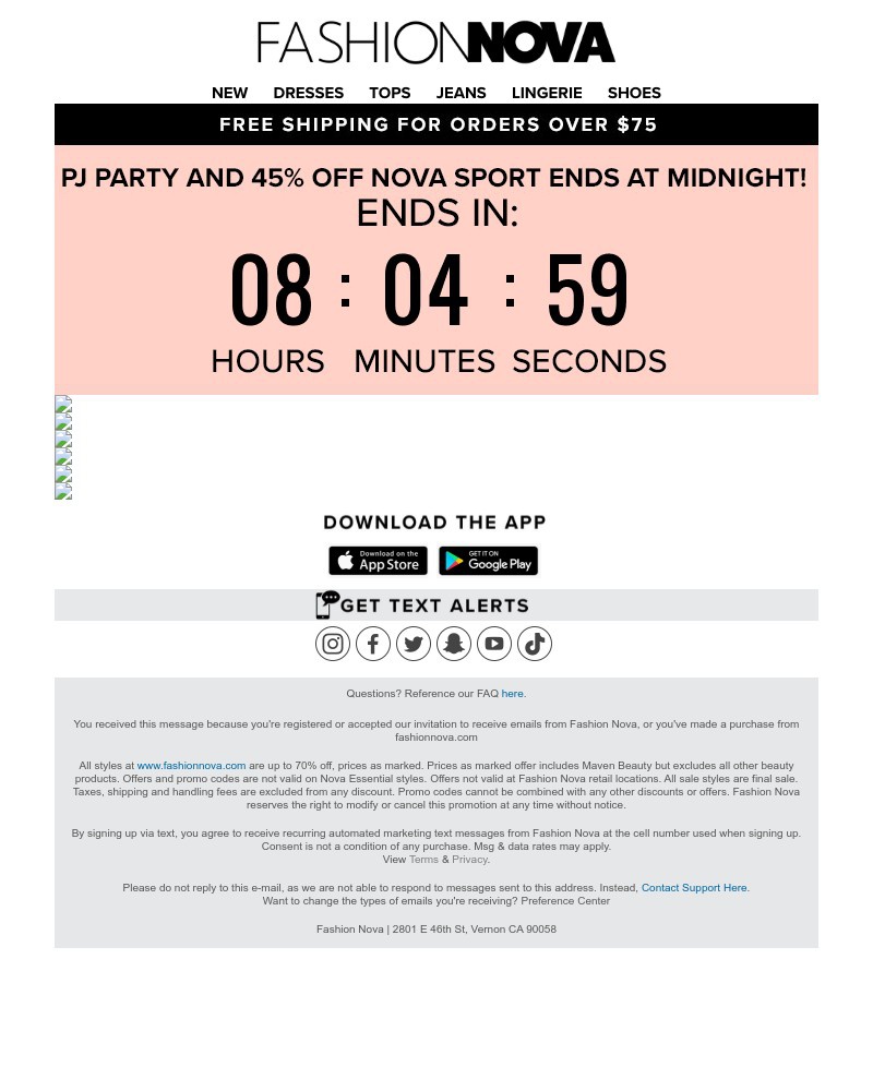 Screenshot of email with subject /media/emails/run45-off-activewearflash-sale-10876c-cropped-c869af3a.jpg