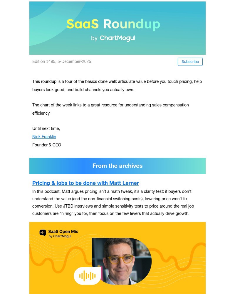 Screenshot of email with subject /media/emails/saas-roundup-better-interview-questions-and-practical-pricing-guidance-ef7149-cro_1GSu2eT.jpg