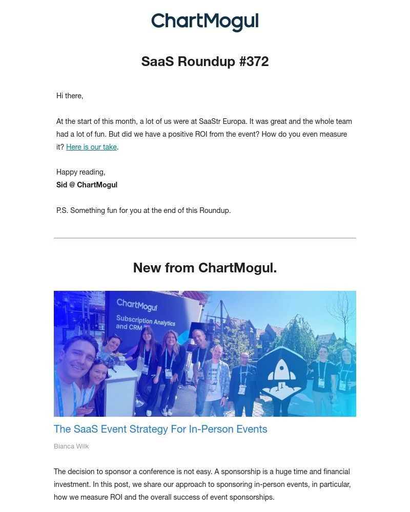 Screenshot of email with subject /media/emails/saas-roundup-events-strategy-sales-benchmarks-saas-metrics-20-cohorts-income-stat_2xnYz3U.jpg