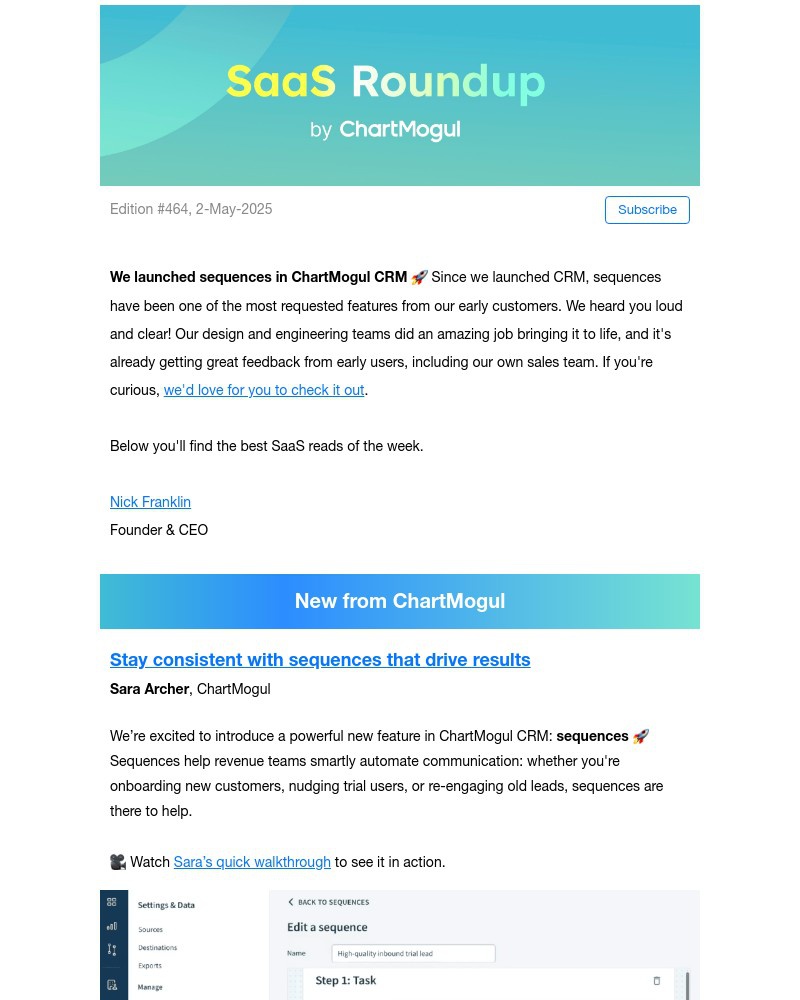 Screenshot of email with subject /media/emails/saas-roundup-how-to-price-ai-legal-setup-us-vs-europe-valuation-multiples-and-seq_K7KQwik.jpg