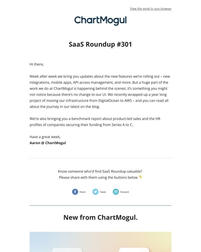 Screenshot of email with subject /media/emails/saas-roundup-moving-from-digitalocean-to-aws-and-product-led-sales-benchmarks-cd6_pd2h3hN.jpg