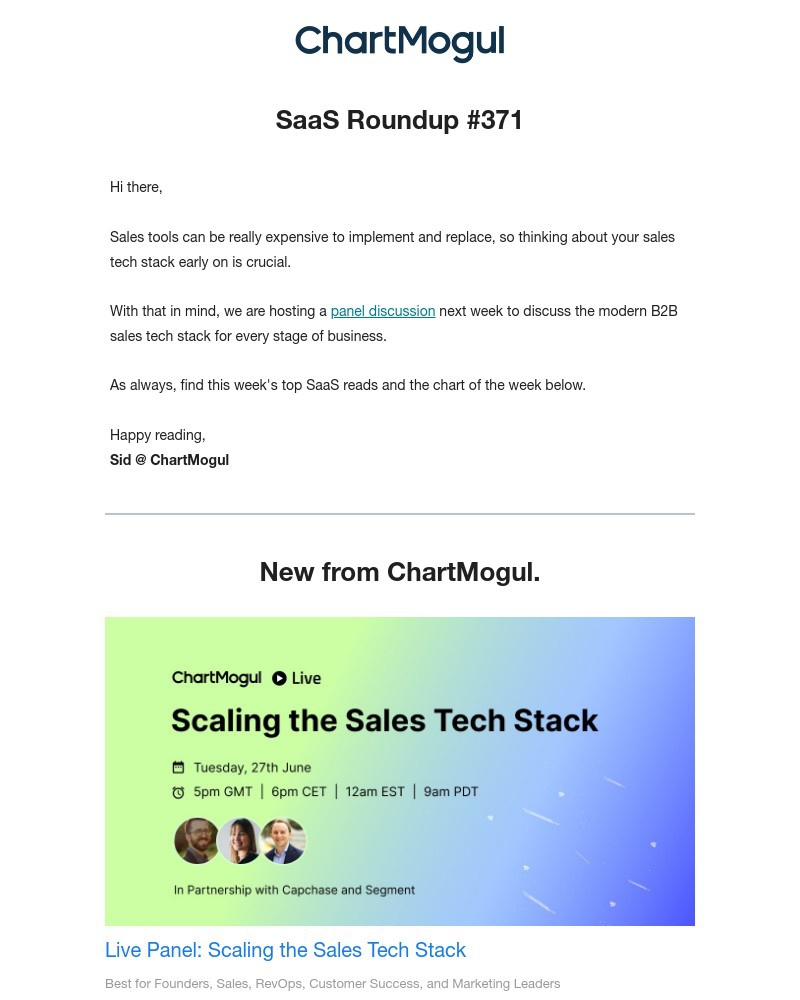 Screenshot of email with subject /media/emails/saas-roundup-sales-tech-stack-configuring-trials-plg-and-total-addressable-market_wIavNhE.jpg