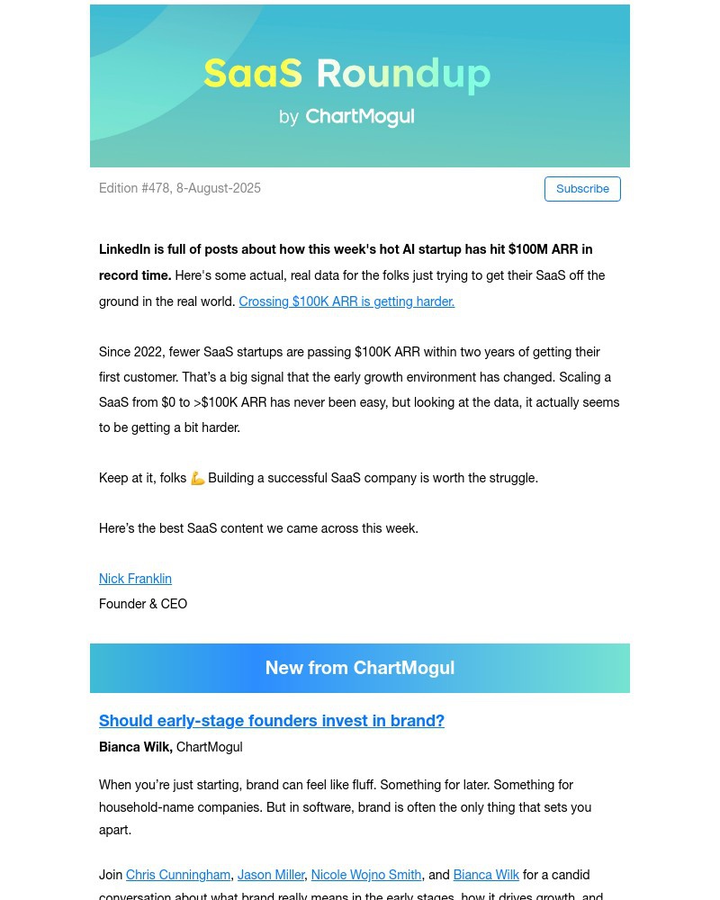 Screenshot of email with subject /media/emails/saas-roundup-time-to-reach-100k-arr-investing-in-brand-early-and-ais-just-ship-it_tgC1nUD.jpg