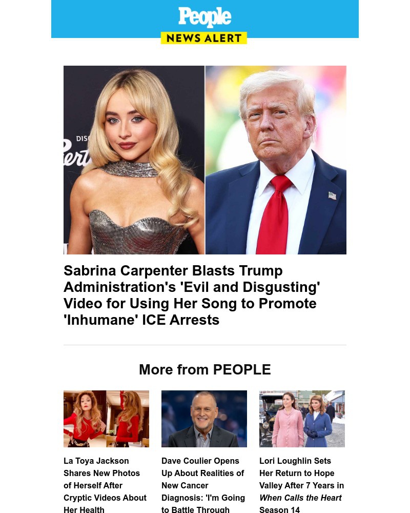 Screenshot of email with subject /media/emails/sabrina-carpenter-blasts-trump-administrations-evil-and-disgusting-video-for-usin_eE31rnM.jpg