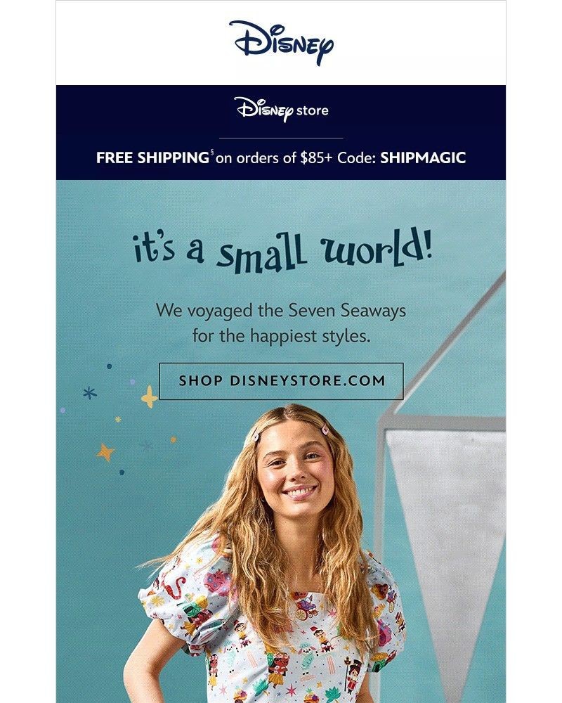 Screenshot of email sent to a Walt Disney World Resort Registered user