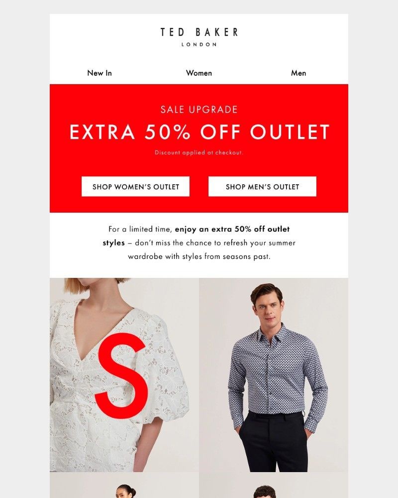 Screenshot of email with subject /media/emails/sale-alert-extra-50-off-outlet-097be4-cropped-6f22ea87.jpg