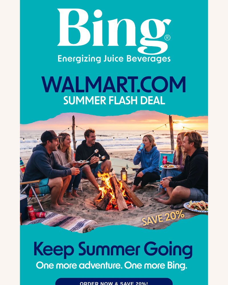 Screenshot of email sent to a Bing Newsletter subscriber