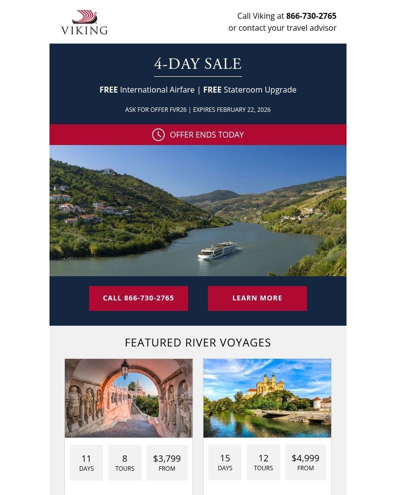 Screenshot of email with subject /media/emails/sale-ends-today-free-airfare-on-6-european-river-voyages-f76b0e-cropped-1480ce68.jpg