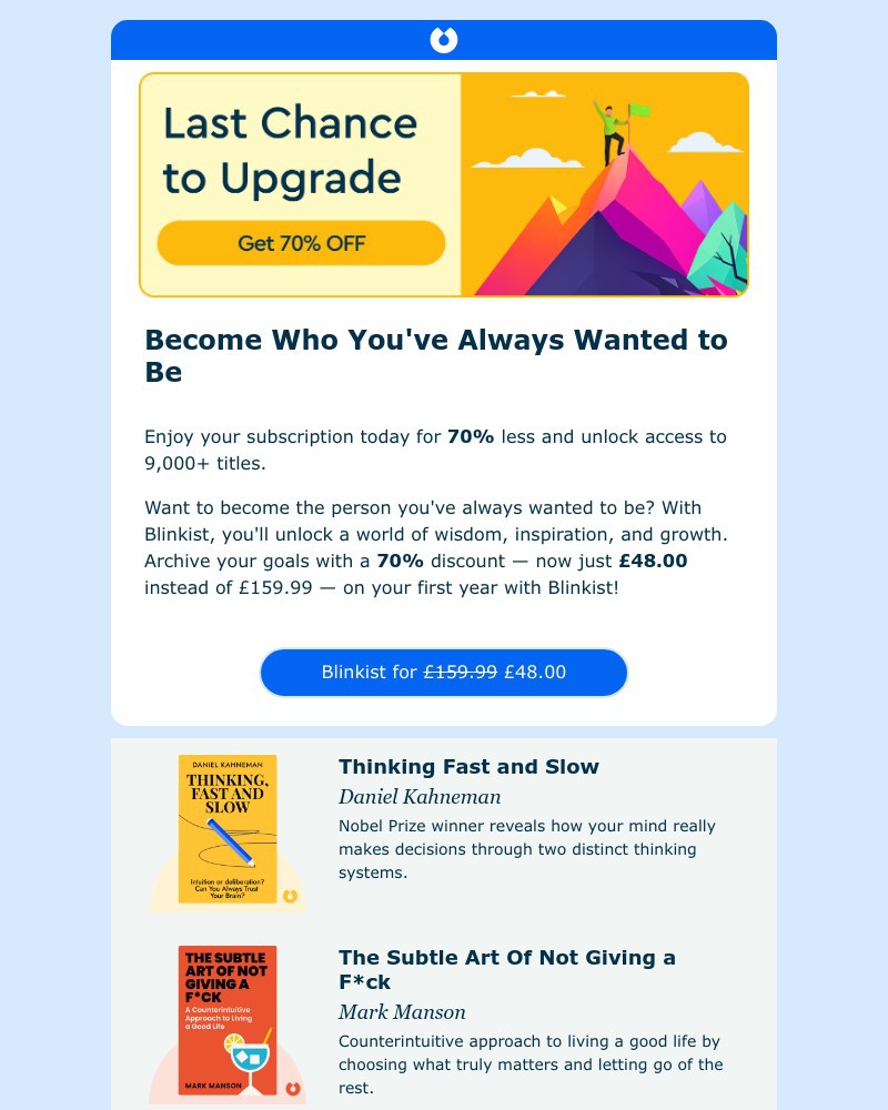 Screenshot of email with subject /media/emails/sale-extended-70-off-for-9000-life-changing-book-summaries-8e2929-cropped-6fe645cf.jpg