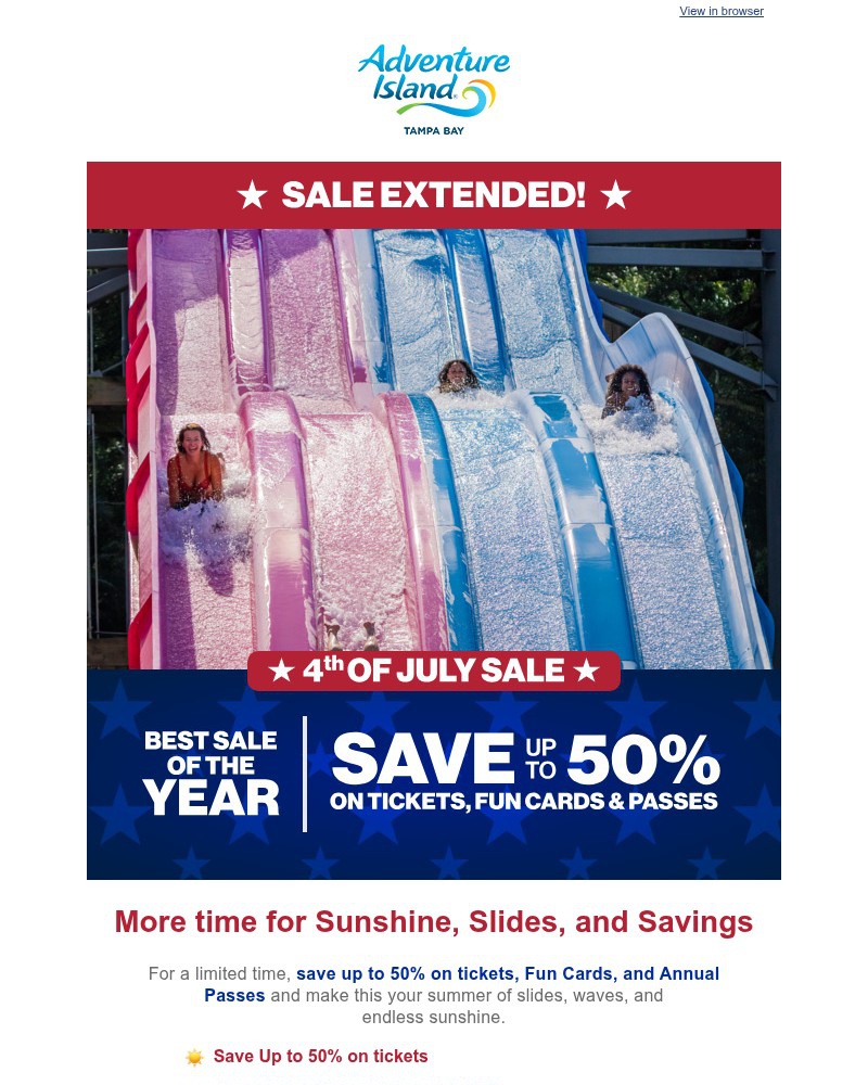 Screenshot of email with subject /media/emails/sale-extended-save-up-to-50-on-tickets-fun-cards-and-annual-passes-b0406f-cropped_WzSEEbk.jpg