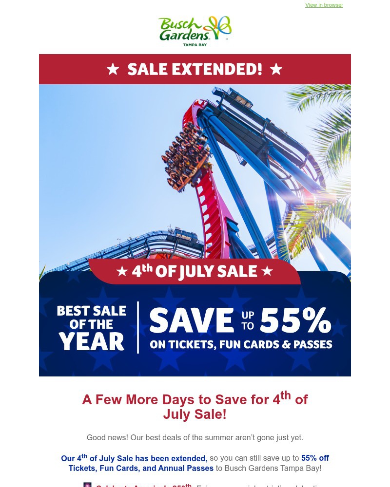 Screenshot of email with subject /media/emails/sale-extended-save-up-to-55-on-tickets-fun-cards-and-annual-passes-0d58a5-cropped_K9lZvOR.jpg