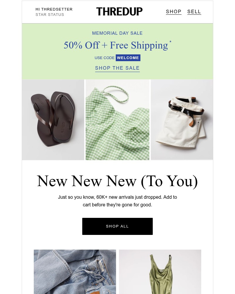 Screenshot of email with subject /media/emails/sale-new-arrivals-are-50-off-free-shipping-3b4a19-cropped-00518b1a.jpg