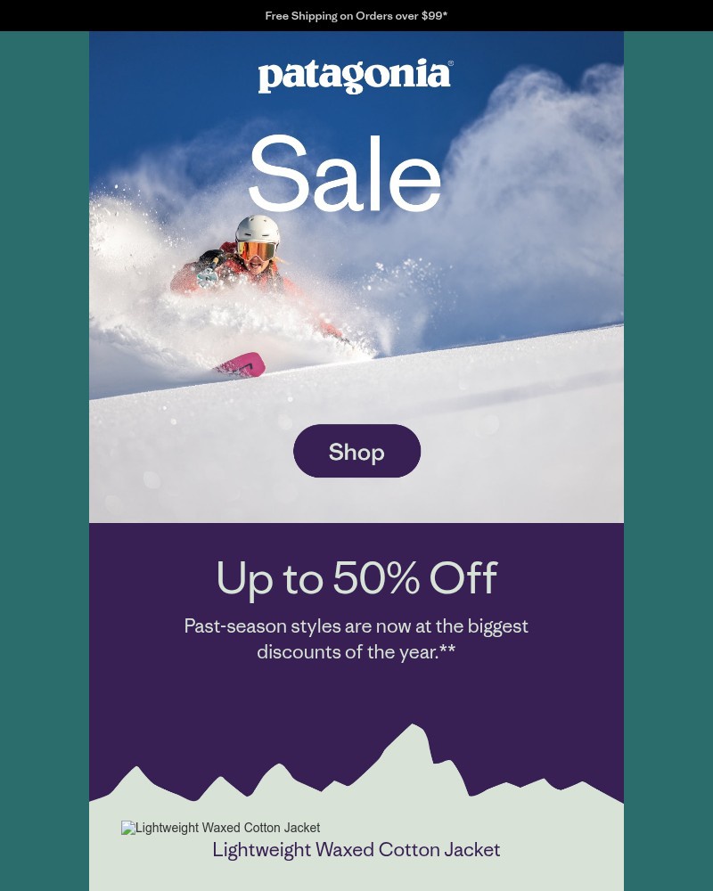 Screenshot of email with subject /media/emails/sale-on-past-season-gear-6607f7-cropped-abc98120.jpg