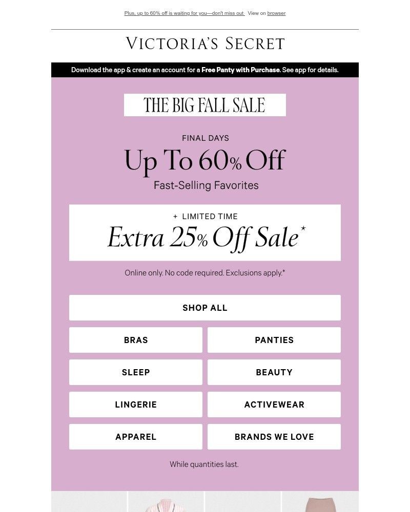 Screenshot of email with subject /media/emails/sale-on-sale-up-to-60-off-extra-25-off-26ffdf-cropped-3632e36e.jpg