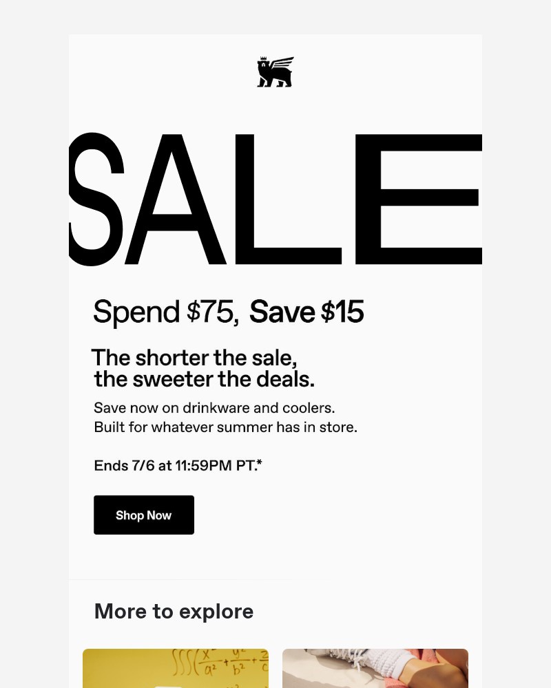 Screenshot of email sent to a Stanley Newsletter subscriber