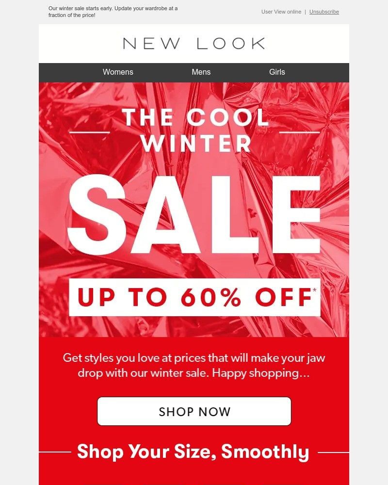 Screenshot of email with subject /media/emails/sale-starts-now-up-to-60-off-d44ade-cropped-687b17c1.jpg