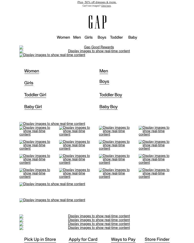 Screenshot of email with subject /media/emails/sale-update-extra-50-off-is-happening-now-885e14-cropped-c632fdf8.jpg