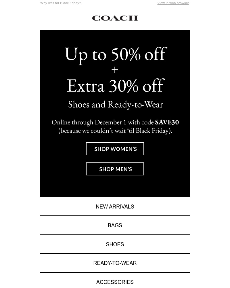 Screenshot of email with subject /media/emails/sales-on-sale-extra-30-off-shoes-ready-to-wear-cropped-8c99e28a.jpg