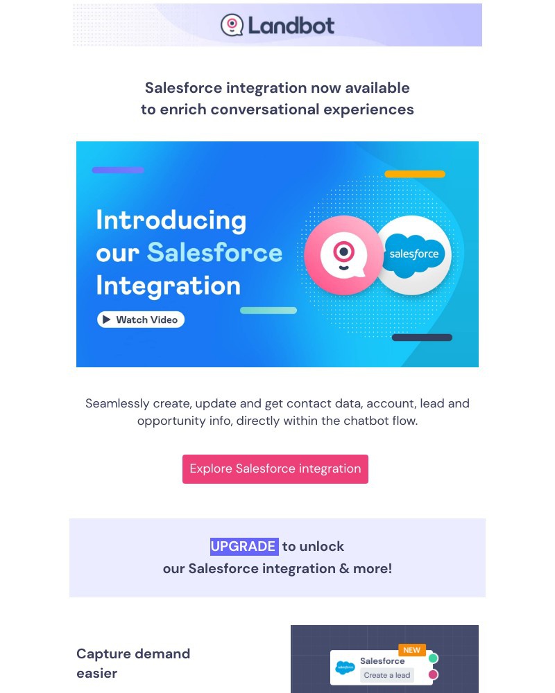 Screenshot of email with subject /media/emails/salesforce-built-in-integration-available-for-landbot-fd1969-cropped-3d8a1a2a.jpg
