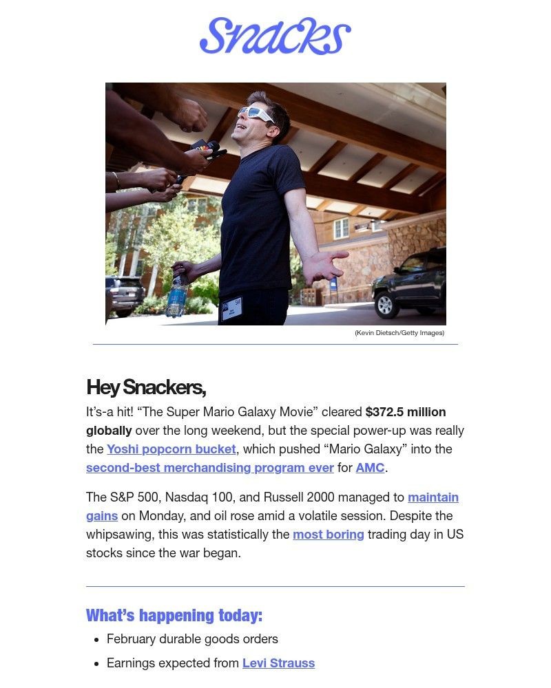 Screenshot of email sent to a Robinhood Registered user