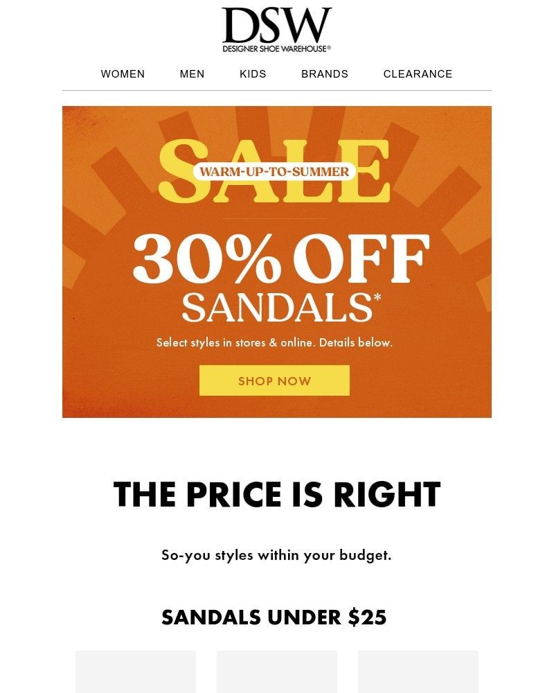 Screenshot of email with subject /media/emails/sandal-sale-30-off-27dbad-cropped-ac68c980.jpg