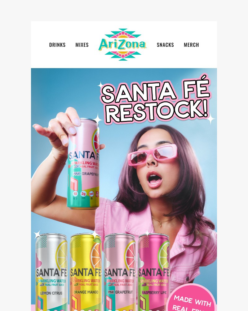 Screenshot of email sent to a AriZona Newsletter subscriber