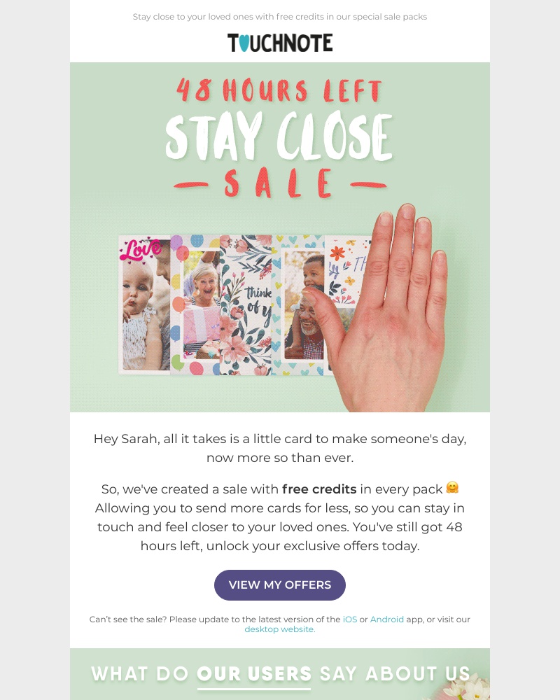 Screenshot of email with subject /media/emails/sarah-have-you-seen-the-stay-close-sale-cropped-76d1f3b8.jpg