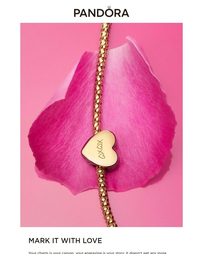 Screenshot of email sent to a Pandora Newsletter subscriber