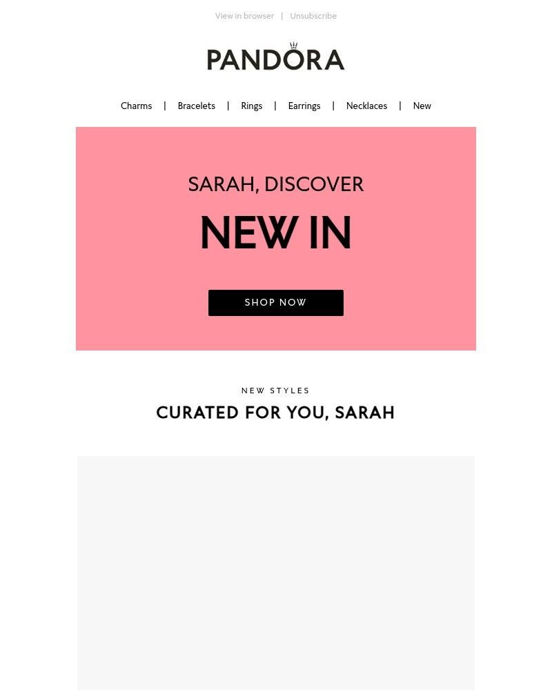 Screenshot of email with subject /media/emails/sarah-new-spring-charms-have-arrived-106d61-cropped-d3392e7d.jpg