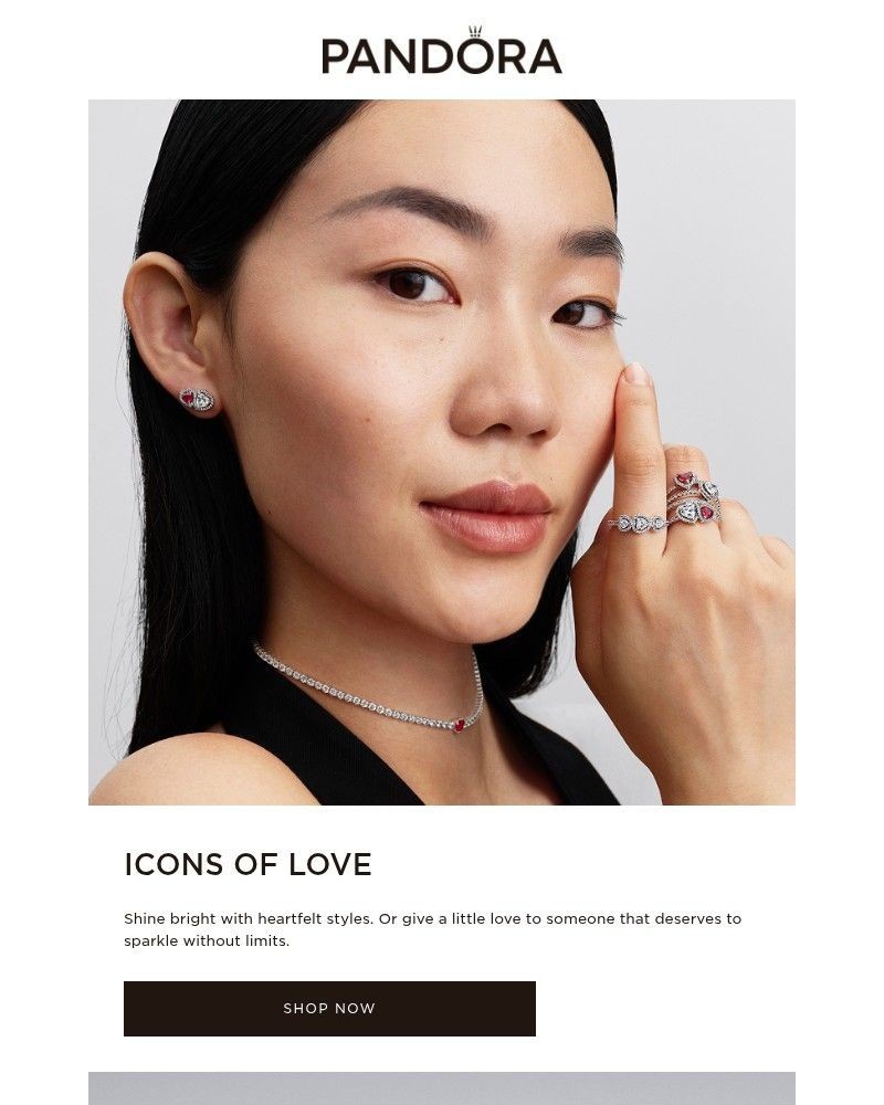 Screenshot of email sent to a Pandora Newsletter subscriber