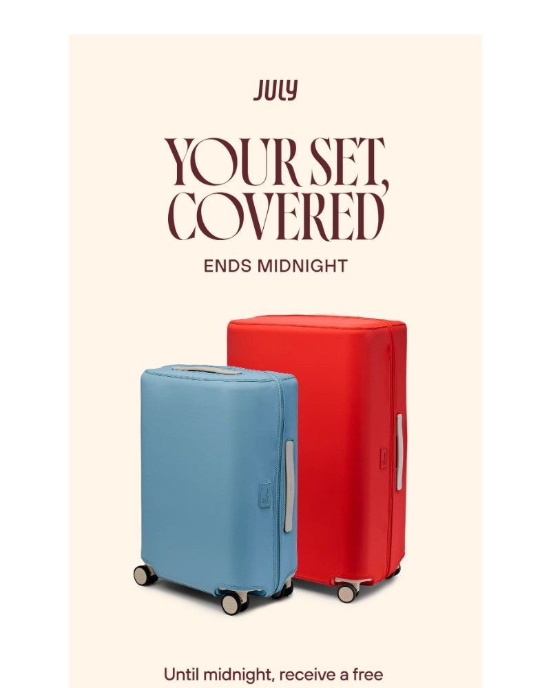 Screenshot of email sent to a July Newsletter subscriber