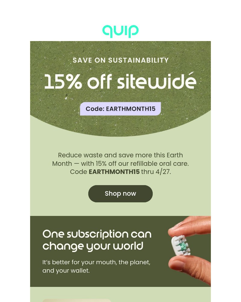 Screenshot of email with subject /media/emails/save-15-with-code-earthmonth15-c7cba6-cropped-716ea7aa.jpg