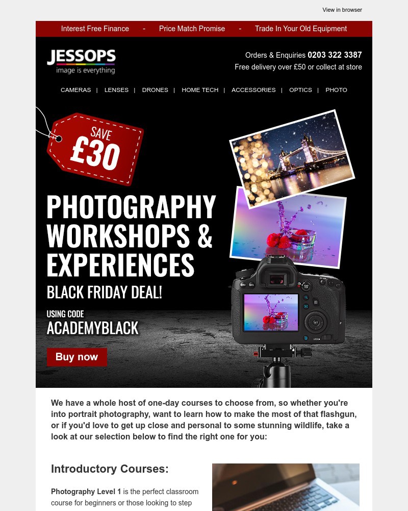 Screenshot of email with subject /media/emails/save-30-this-black-friday-weekend-on-courses-workshops-39388c-cropped-84e1142b.jpg