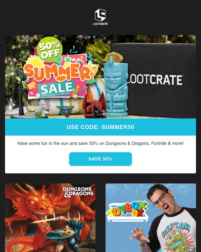 Screenshot of email with subject /media/emails/save-50-on-fortnite-dungeons-dragons-rwby-more-cropped-f66cfe2e.jpg