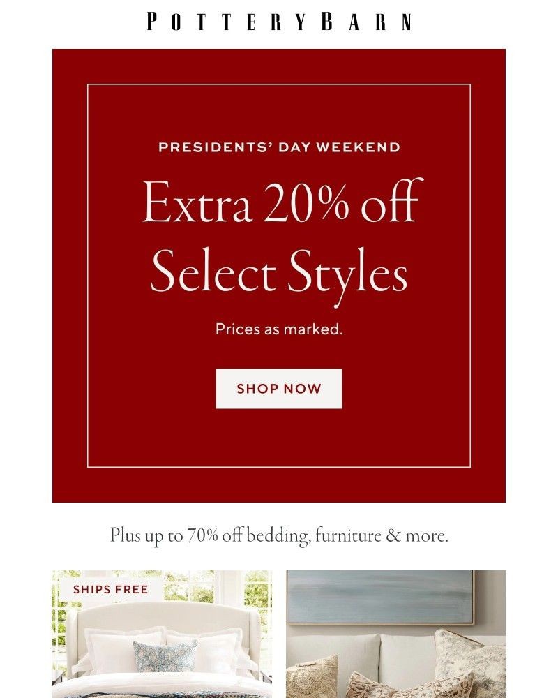Screenshot of email with subject /media/emails/save-more-with-extra-20-off-clearance-10515a-cropped-cc786c97.jpg