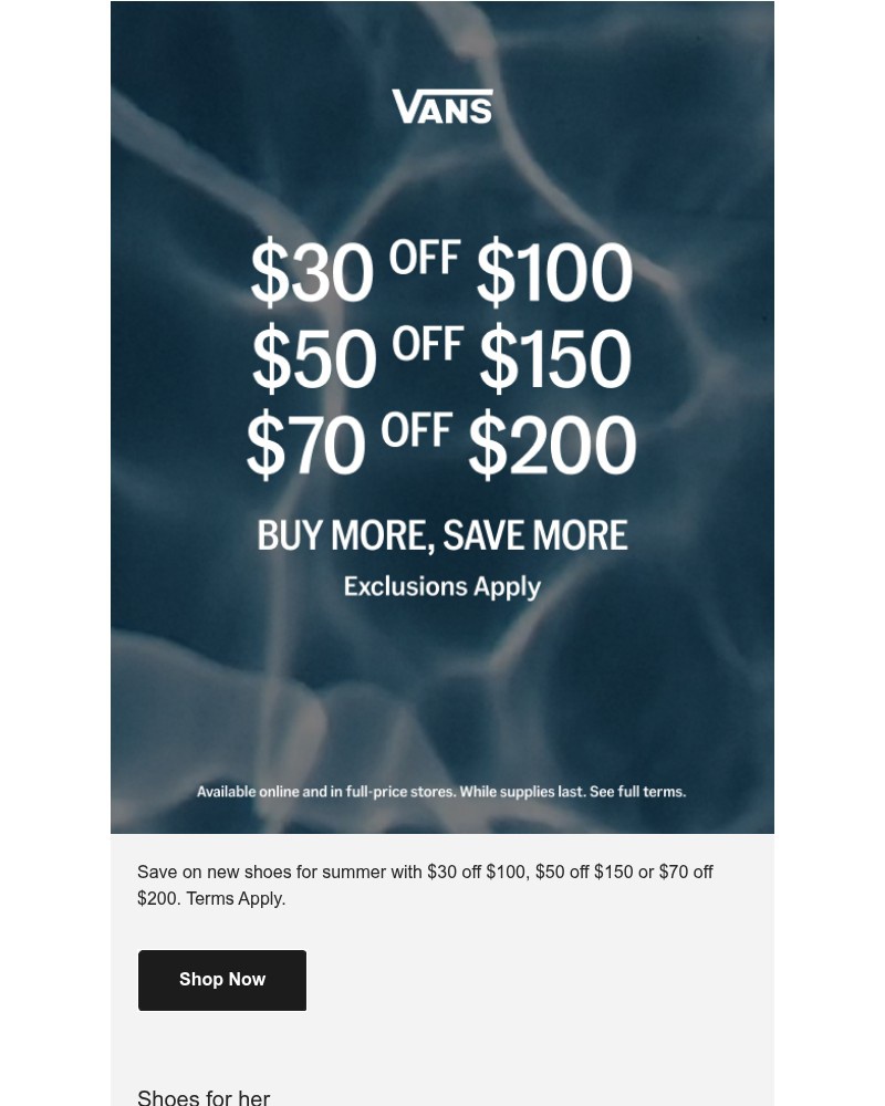 Screenshot of email with subject /media/emails/save-on-summer-kicks-d55f27-cropped-24221a65.jpg