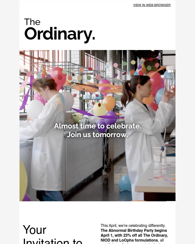 Screenshot of email with subject /media/emails/save-the-date-23-off-starts-tomorrow-c8ff10-cropped-b0bb2e27.jpg