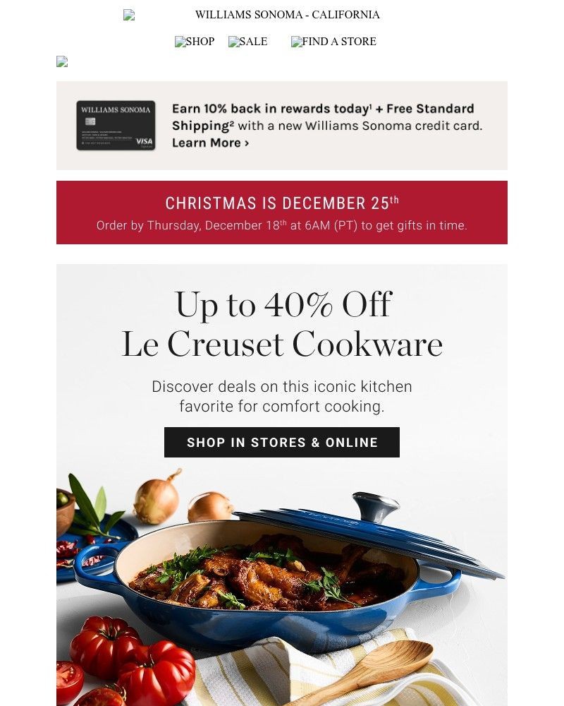 Screenshot of email with subject /media/emails/save-up-to-40-on-le-creuset-classics-free-shipping-3f5539-cropped-3765a40a.jpg