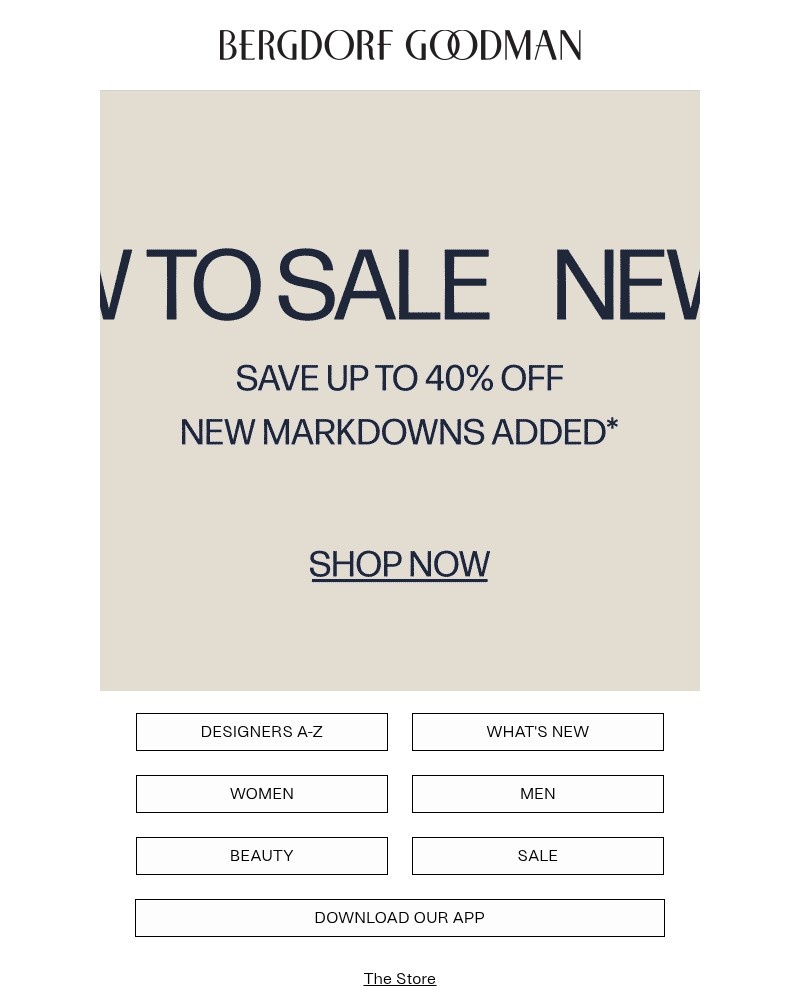 Screenshot of email with subject /media/emails/save-up-to-40-on-new-markdowns-5f0db5-cropped-0b6bb0a7.jpg