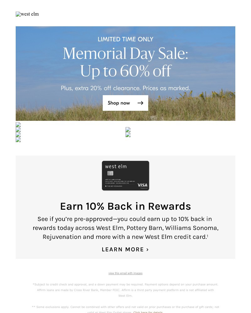 Screenshot of email with subject /media/emails/save-up-to-60-off-for-memorial-day-this-seasons-color-is-18ca93-cropped-0c348b0d.jpg
