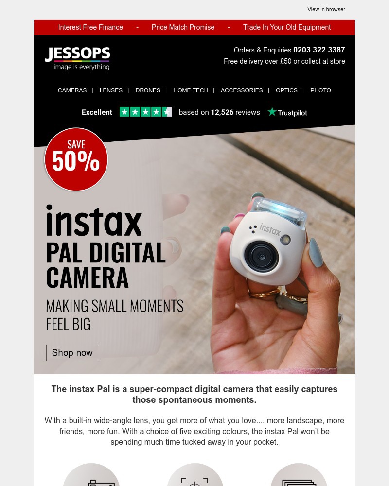 Screenshot of email with subject /media/emails/say-cheese-to-instant-savings-50-off-the-instax-pal-525f41-cropped-56dffc44.jpg