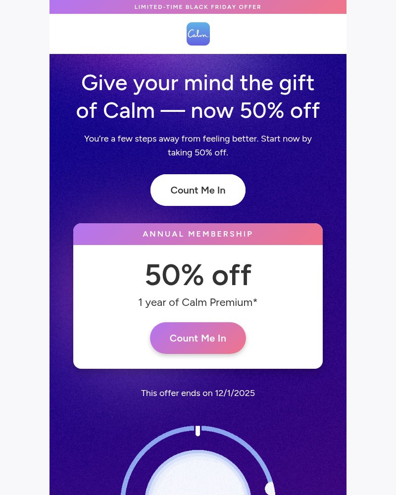 Screenshot of email with subject /media/emails/say-goodbye-to-holiday-stress-with-calm-premium-ea21c5-cropped-4adcabd3.jpg