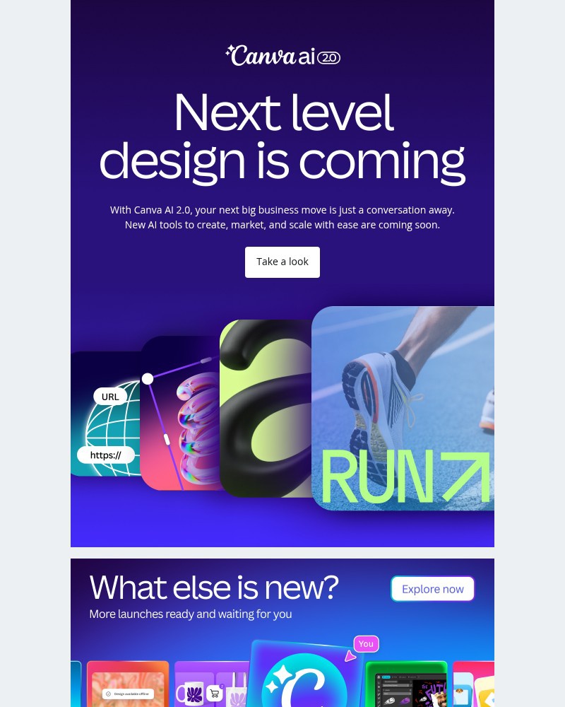 Screenshot of email sent to a Canva Customer
